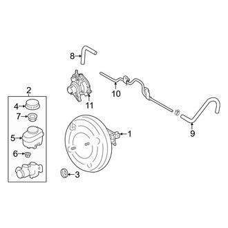 Toyota OE - Cowl - Components on Dash Panel