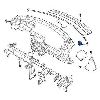 Toyota OE - Left Windshield Defroster Nozzle