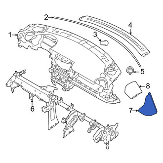 Toyota OE - Left Instrument Panel Side Cover