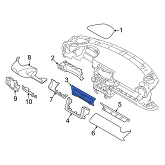Toyota OE - Center Instrument Panel Trim Panel