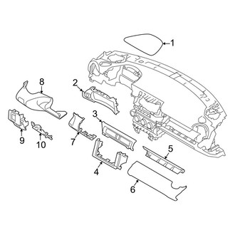 Toyota OE - Instrument Panel Components