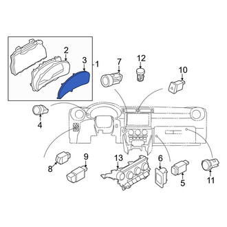Toyota OE - Instrument Panel Lens