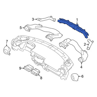 Toyota OE - Upper Instrument Panel Air Duct