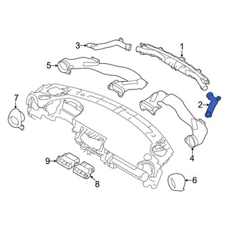 Toyota OE - Right Upper Instrument Panel Air Duct
