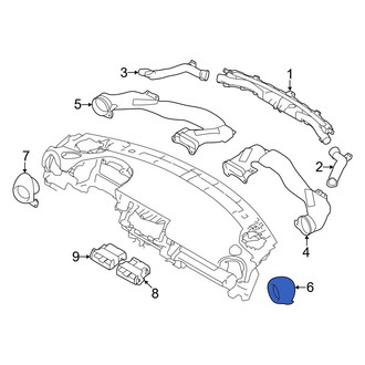 Toyota OE - Right Outer Dashboard Air Vent