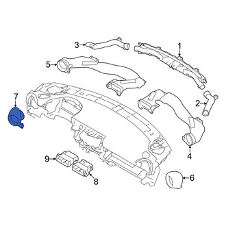 Toyota OE - Left Outer Dashboard Air Vent