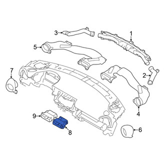 Toyota OE - Center Right Dashboard Air Vent