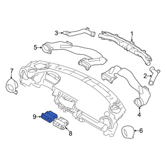 Toyota OE - Center Left Dashboard Air Vent