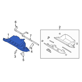 Toyota OE - Front Glove Box Housing