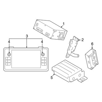 Toyota OE - Instrument Panel - Sound System (Radio & Components)