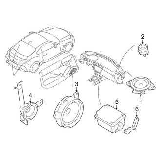 Toyota OE - Instrument Panel - Sound System (Speaker & Components)