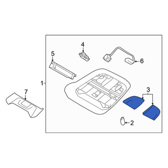Toyota OE - Left Dome Light Lens