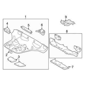 Toyota OE - Overhead Console (Automatic Tr)