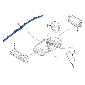 Toyota OE - Left Upper Curtain Air Bag