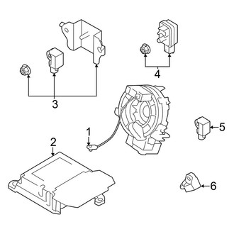 Toyota OE - Restraint Systems - Air Bag Components (Modules & Sensors)