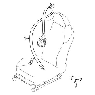 Toyota OE - Restraint Systems - Front Seat Belts