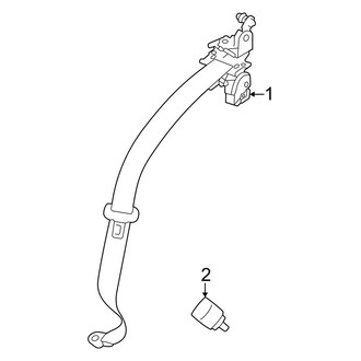 Toyota OE - Restraint Systems - Rear Seat Belts