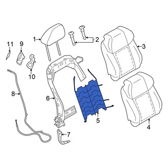 Toyota OE - Front Left Seat Back Cushion Spring