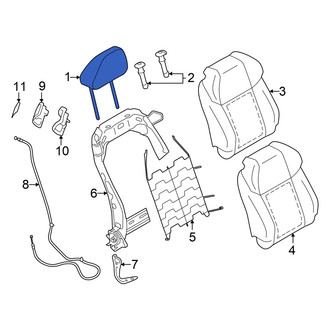 Toyota OE - Front Left Headrest