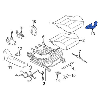 Toyota OE - Front Left Seat Height Adjuster Handle