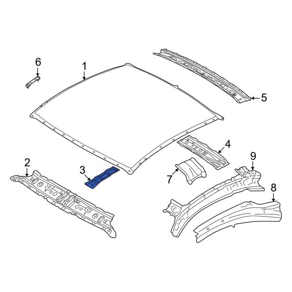 Roof Header Panel Bracket