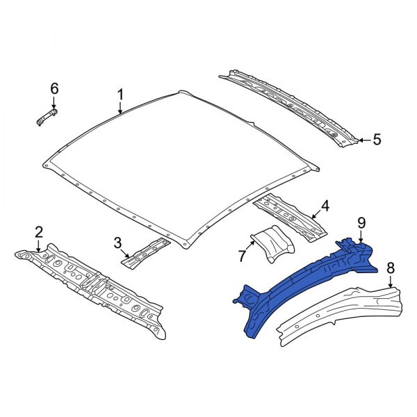 Roof Side Rail Reinforcement