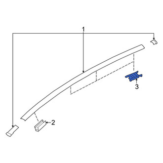 Toyota OE - Roof Drip Molding Clip