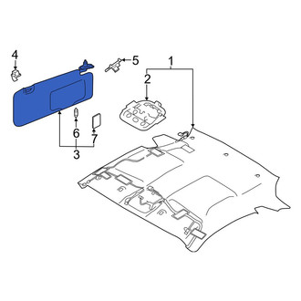 Toyota OE - Left Sun Visor