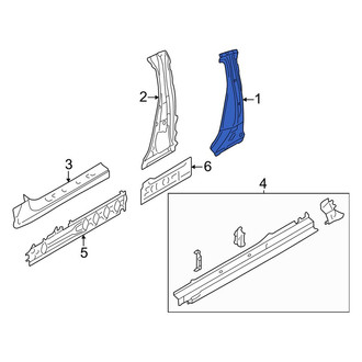 Toyota OE - Left Body B-Pillar