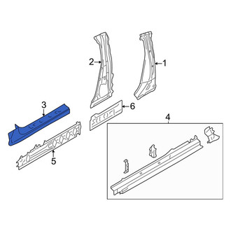 Toyota OE - Left Rocker Panel