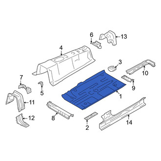 Toyota OE - Front Left Floor Pan