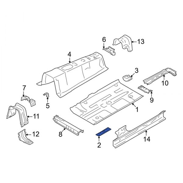 Floor Pan Bracket