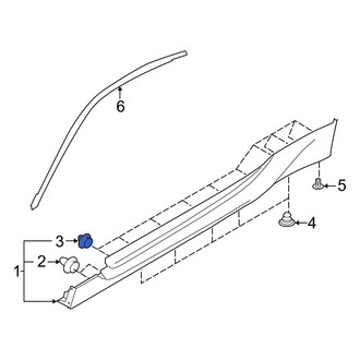 Toyota OE - Inner Door Interior Trim Panel Retainer