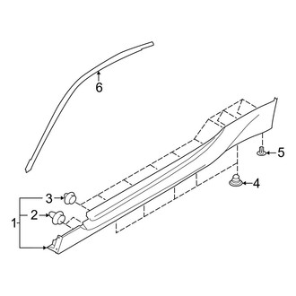 Toyota OE - Pillars, Rocker & Floor - Exterior Trim