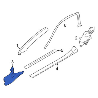 Toyota OE - Left Kick Panel Trim