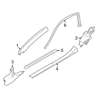 Toyota OE - Pillars, Rocker & Floor - Interior Trim