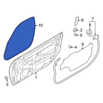 Toyota OE - Front Left Inner Door Seal