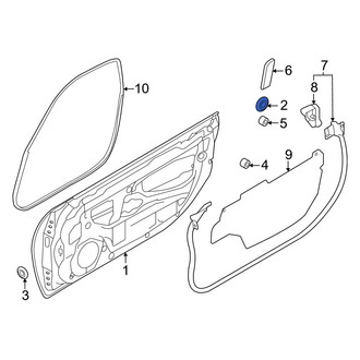 Toyota OE - Front Door Plug