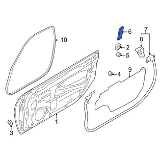 Toyota OE - Left Door Shell Insulator