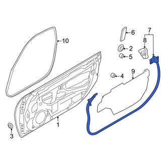 Toyota OE - Front Left Outer Door Seal