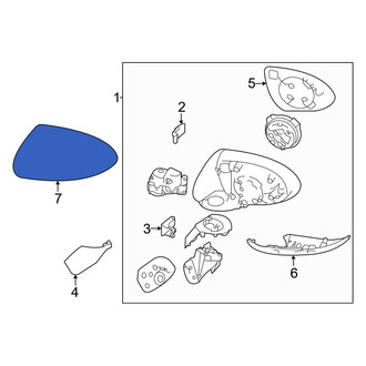 Toyota OE - Front Left Upper Door Mirror Cover