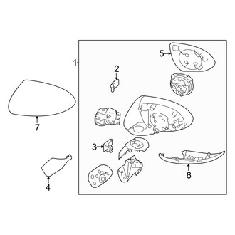 Toyota OE - Door - Outside Mirrors