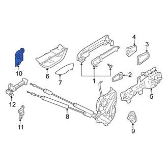 Toyota OE - Front Right Upper Door Hinge