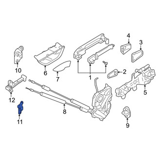 Toyota OE - Front Left Lower Door Hinge