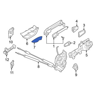 Toyota OE - Left Interior Door Handle Screw Cap