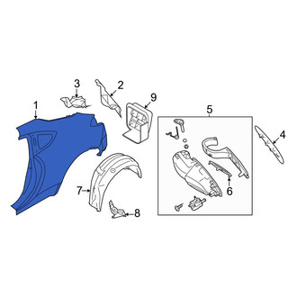 Toyota OE - Rear Left Quarter Panel