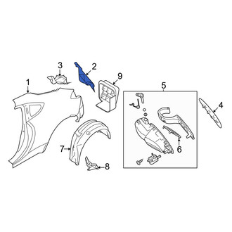 Toyota OE - Rear Left Tail Light Pocket