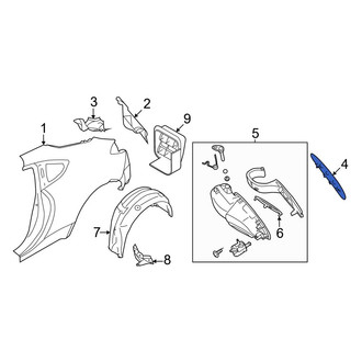 Toyota OE - Rear Fuel Filler Door