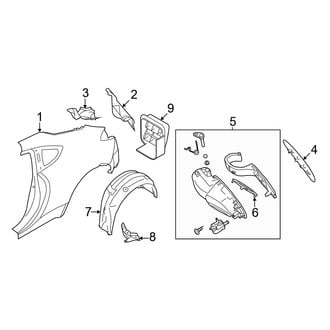 Toyota OE - Quarter Panel & Components