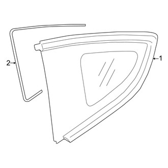 Toyota OE - Quarter Panel - Glass